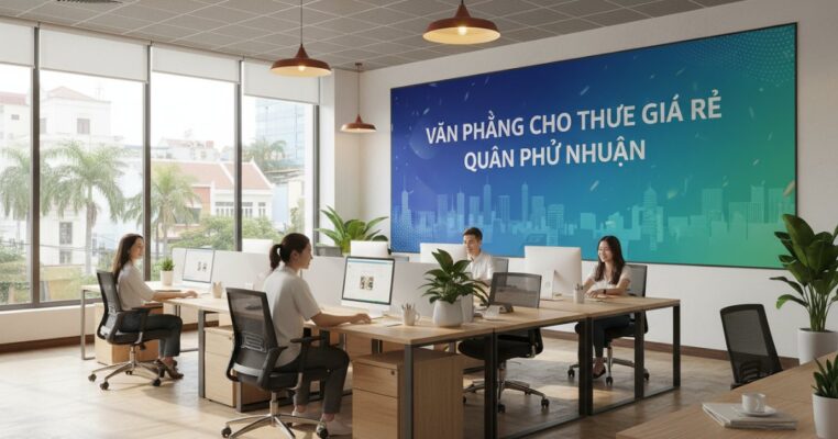 Văn phòng cho thuê giá rẻ Quận Phú Nhuận